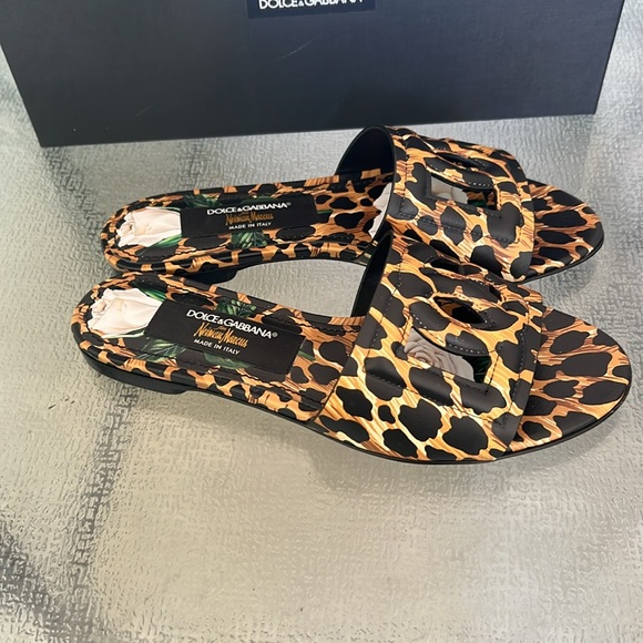 Dolce & Gabbana Leopard Sandals - Picture 2 of 8